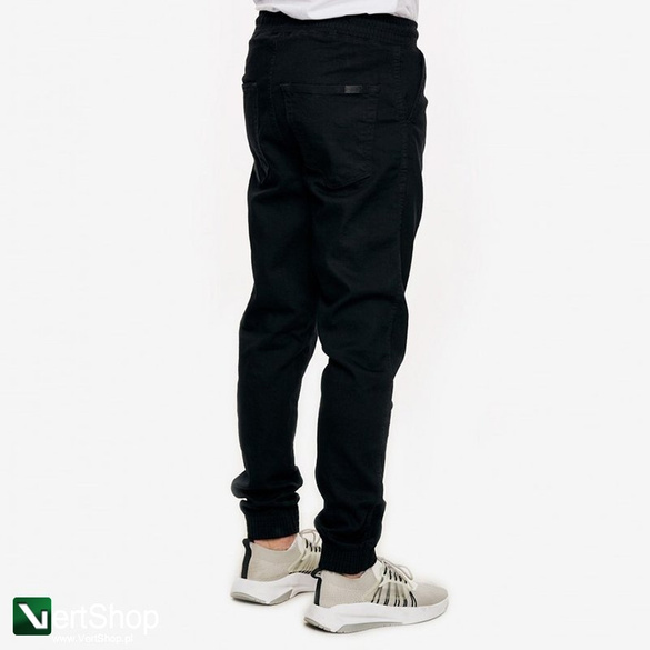 B.O.R Spodnie jogger SKIN FIT jeans black