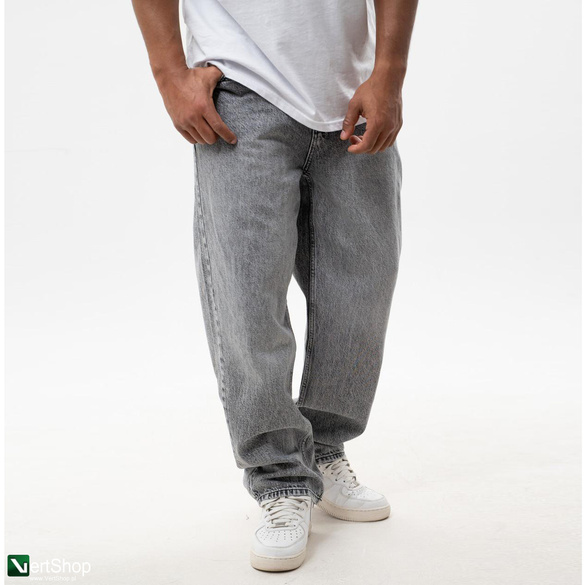 Lucky Dice LD Clothing Spodnie Jeansowe Baggy Męskie Szare Small Dice