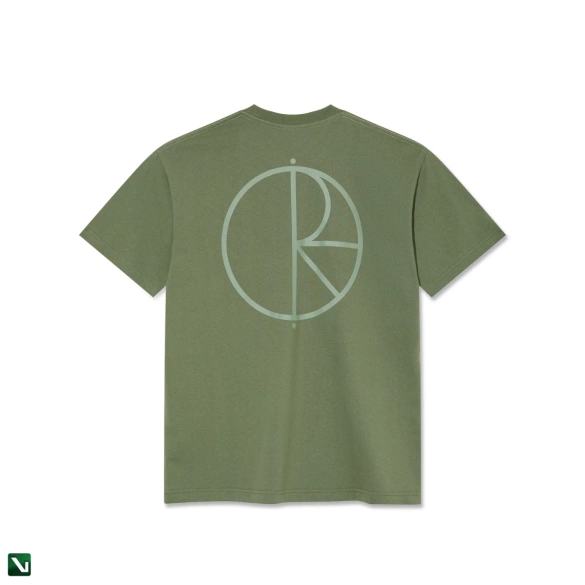 koszulka Polar Contrast Tee Stroke Logo Tee (Moss Green)