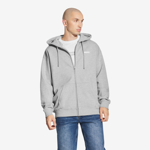 PROSTO Kaptur  Zip Hoodie Logo Gray