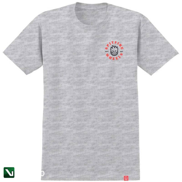 koszulka Spitfire Big Head Tee (Ash/Red)