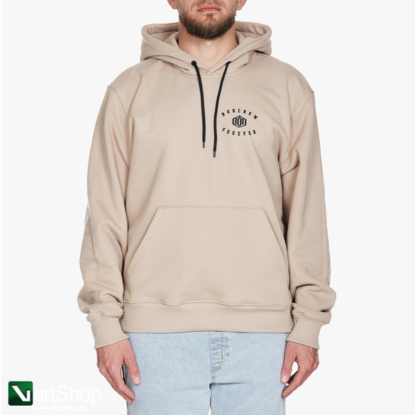 B.O.R BLUZA Z KAPTUREM BOR FOREVER BEŻOWA BORCREW