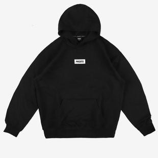 PROSTO Kaptur Hoodie Box Black
