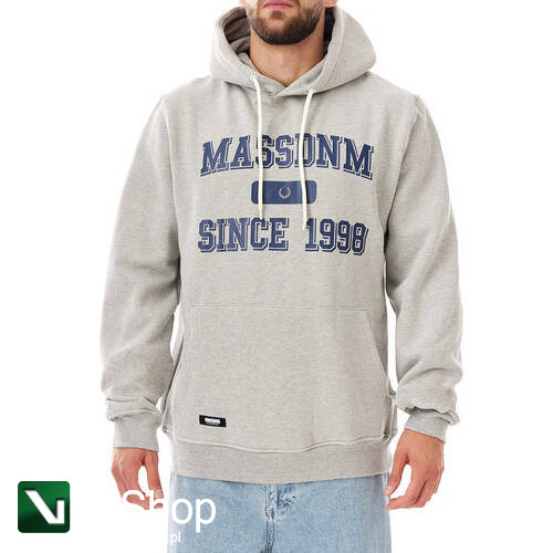 Mass DNM bluza Sweatshirt Campus Hoody  szara