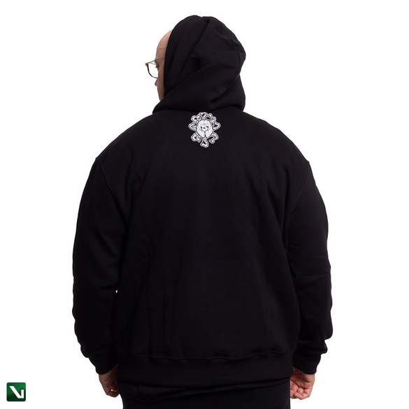 BRAINDEADFAMILIA  BONES BLUZA KAPTUR CZARNA