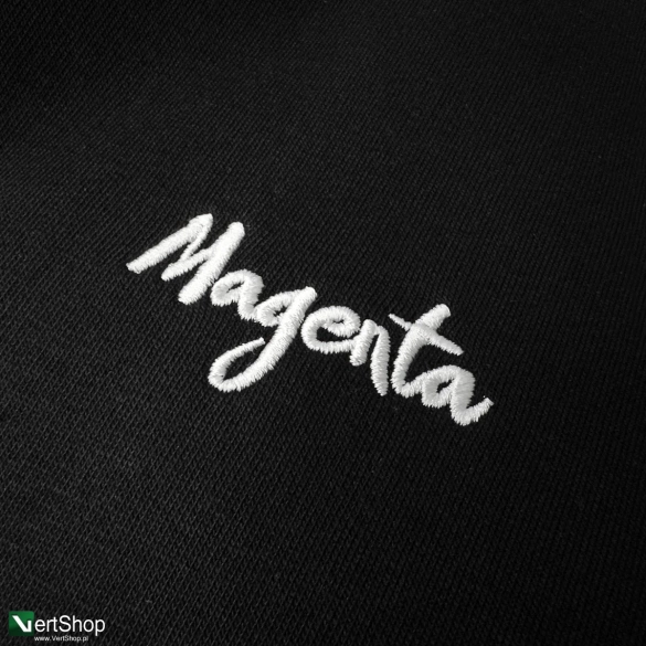 bluza Magenta Script Hoodie (Black)