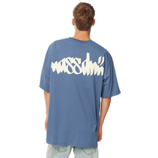 Mass Denim Nostalgia. Angel T-shirt niebieski