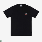 PROSTO Shield t-shirt bawełniany slim czarny