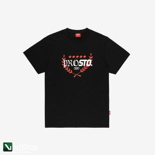 PROSTO Koszulka Huffle  czarna