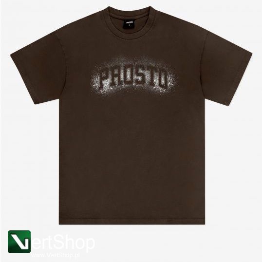 PROSTO Koszulka T-shirt Jung Dark Brown