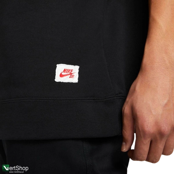 Bluza Nike Sb Z Krótkim Rękawkiem Novelty Crew Black/university Red