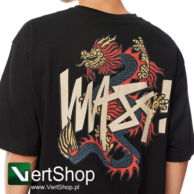 Mass Denim Koszulka Dragon T-shirt czarny