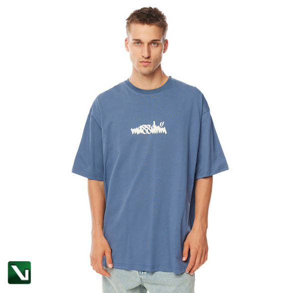 Mass Denim Nostalgia. Angel T-shirt niebieski