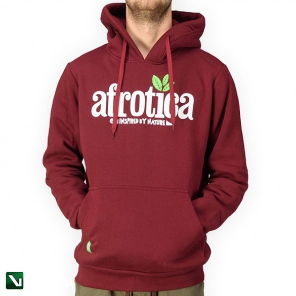 AFROTICA WEAR • Bluza z kapturem Grand (bordo)