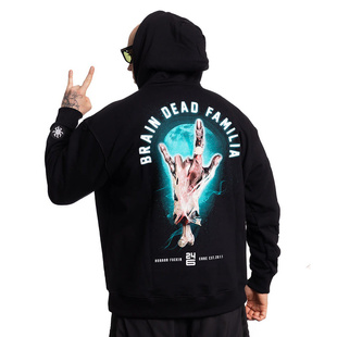 BRAINDEADFAMILIA FINGERS BLUZA KAPTUR CZARNA
