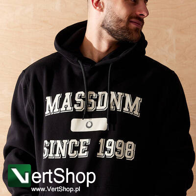 Mass DNM bluza Sweatshirt Campus Hoody czarna