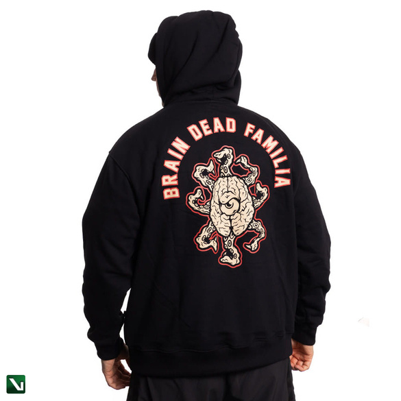BRAINDEADFAMILIA  246 OŚMIORNICA BLUZA KAPTUR CZARNA
