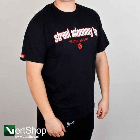 Street Autonomy koszulka FAKE LAW CZARNA