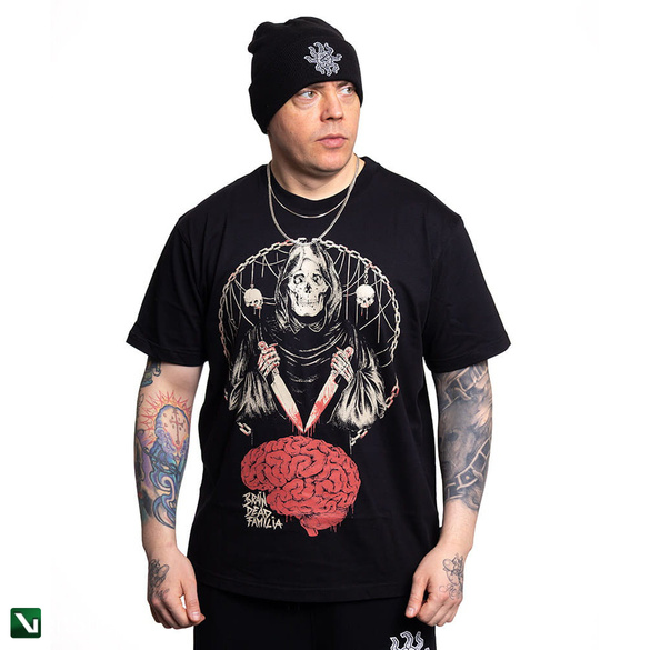 BRAINDEADFAMILIA  MÓZG T-SHIRT CZARNY