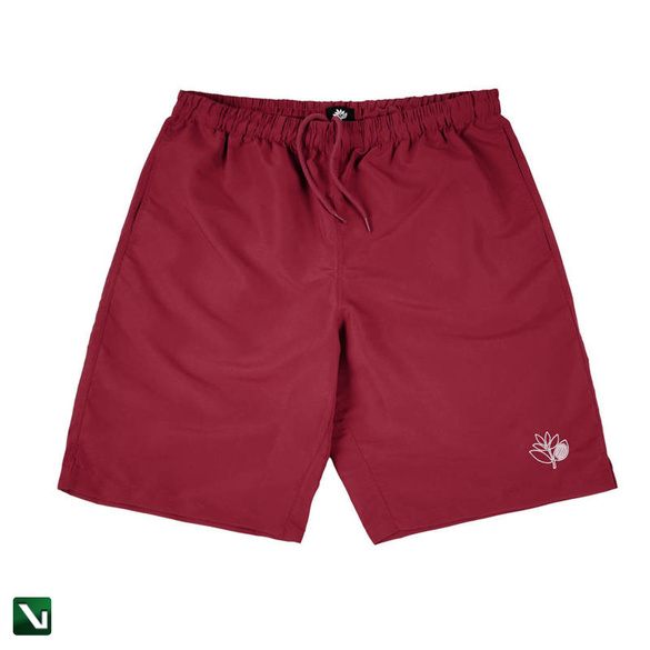 szorty Magenta Plant swim shorts burgundy