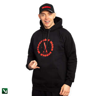 WSRH SZKOŁA WYRZUTKÓW X LAT BLUZA KAPTUR CZARNY