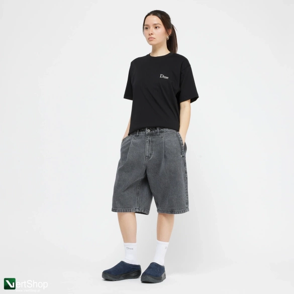 Szorty Dime Pleated Denim Shorts faded black