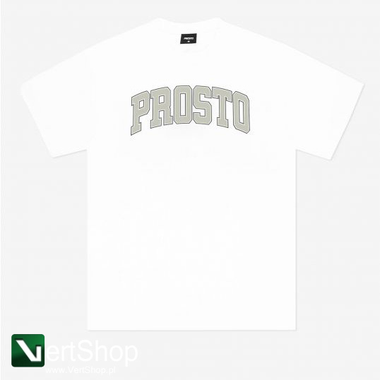 PROSTO Koszulka T-shirt College White