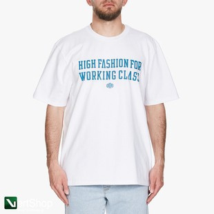 B.O.R KOSZULKA BOR HIGH FASHION FOR WORKING CLASS BIAŁA BORCREW