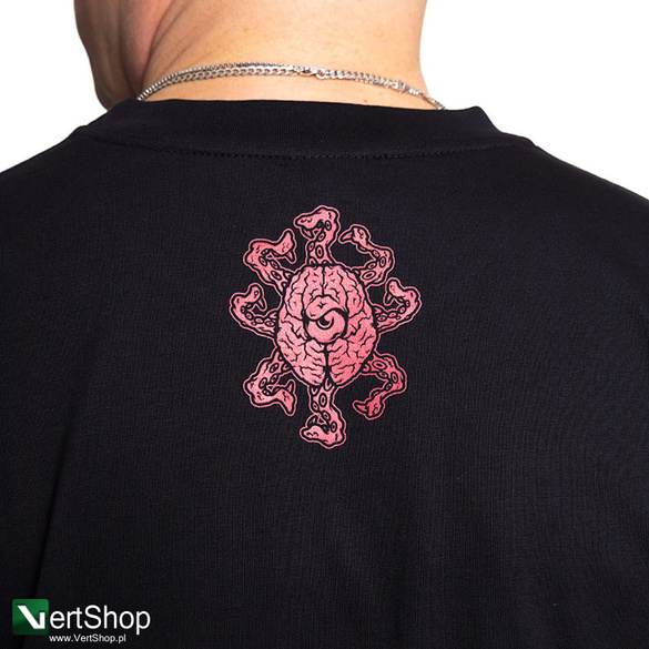 BRAINDEADFAMILIA  SHARK T-SHIRT CZARNY