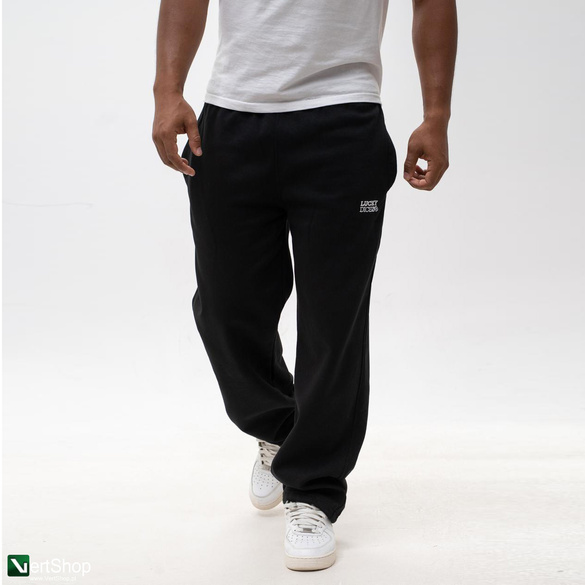 Lucky Dice LD Clothing Spodnie Dresowe Baggy Męskie Czarne 
