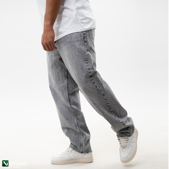 Lucky Dice LD Clothing Spodnie Jeansowe Baggy Męskie Szare Small Dice