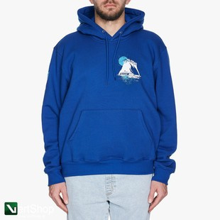 B.O.R BLUZA Z KAPTUREM BOR NA CHŁODNO NIEBIESKA