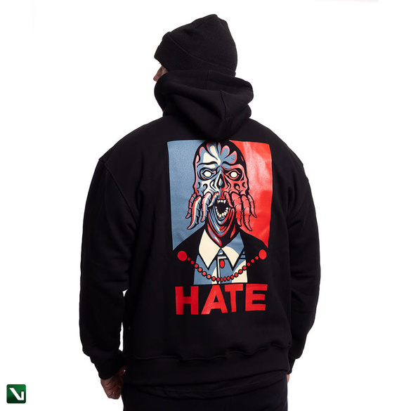 BRAINDEADFAMILIA  HATE BLUZA KAPTUR CZARNA