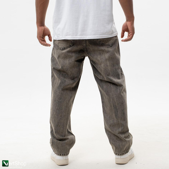 JIGGA WEAR Spodnie Jeansowe Baggy Męskie Jasne Brązowe Jigga Wear Crown