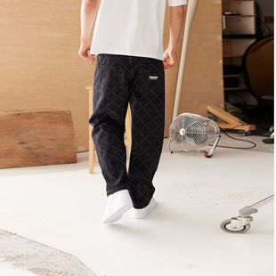 Mass DNM spodnie Wall Pants Extra baggy Fit - czarne