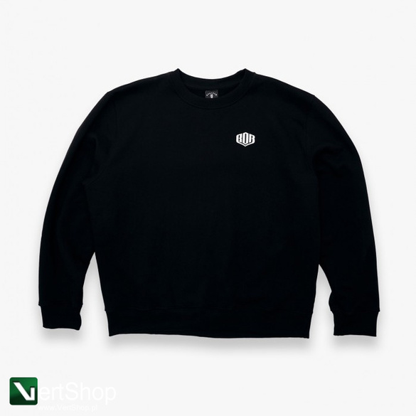 B.O.R BLUZA SHIELD BEZ KAPTURA CZARNA BORCREW