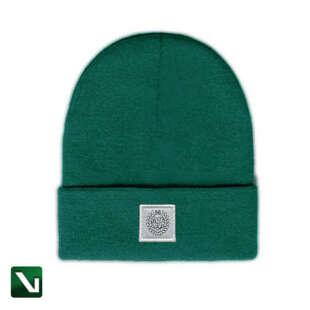 Mass DNM czapka zimowa Patch Beanie  zielona