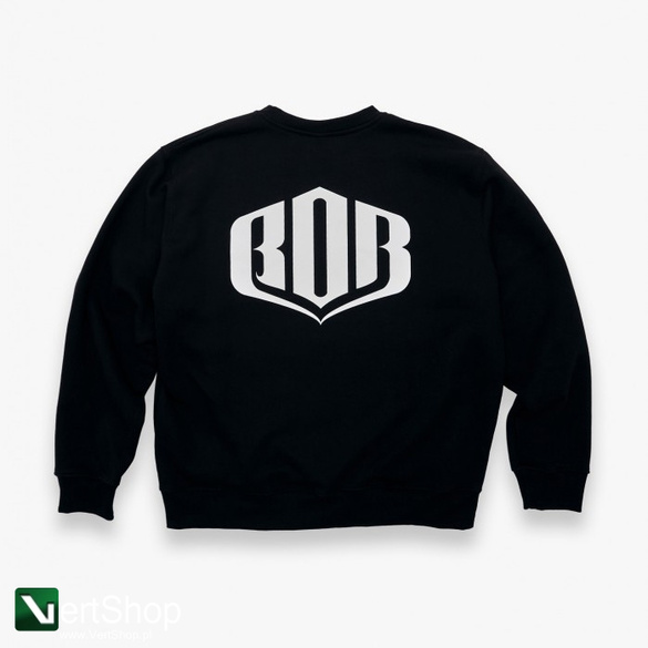B.O.R BLUZA SHIELD BEZ KAPTURA CZARNA BORCREW