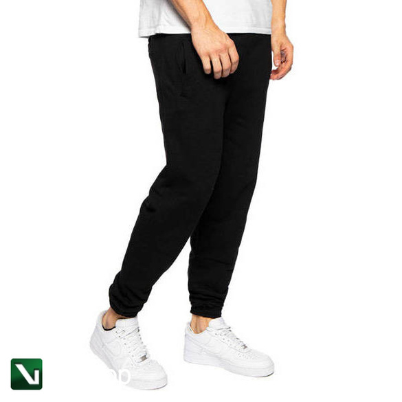 MASS DNM Spodnie dresowe Patch  czarne