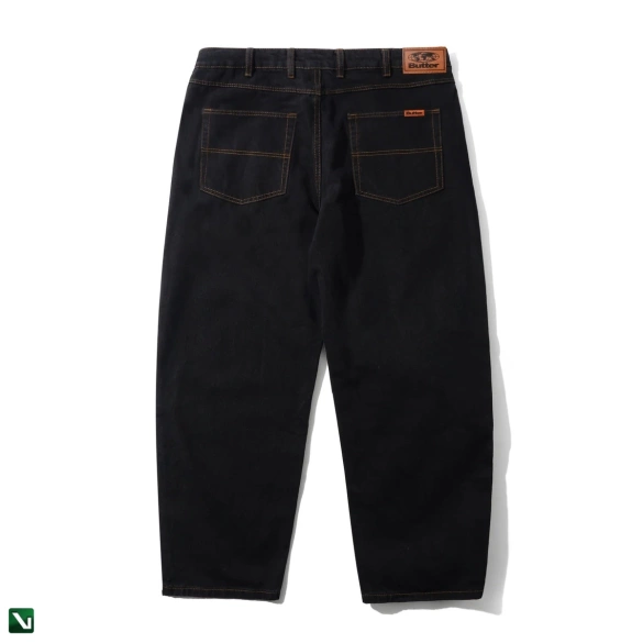 spodnie Butter Baggy Denim Jeans Washed Black
