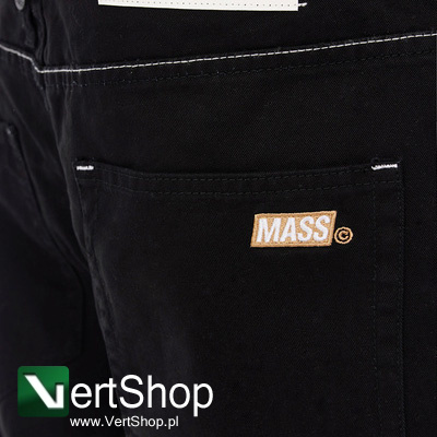 Mass DNM szorty Box Jeans Shorts relax fit czarne