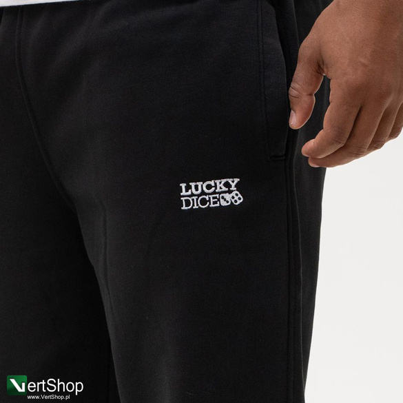 Lucky Dice LD Clothing Spodnie Dresowe Baggy Męskie Czarne 