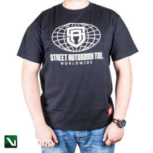 Street Autonomy koszulka WORLDWIDE CZARNA