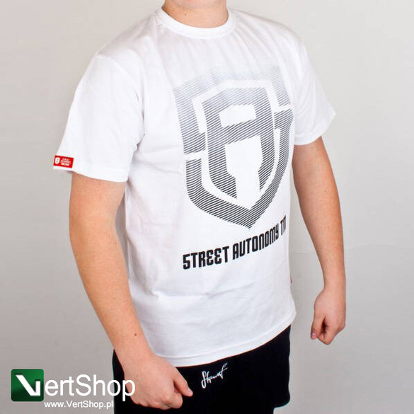 Street Autonomy koszulka CLASSIC BREAK BIAŁA
