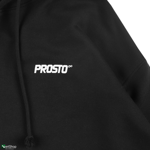 PROSTO Kaptur  Zip Hoodie Logo Black