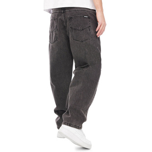 Mass DNM spodnie Jeans Slang Baggy Fit sprane czarne