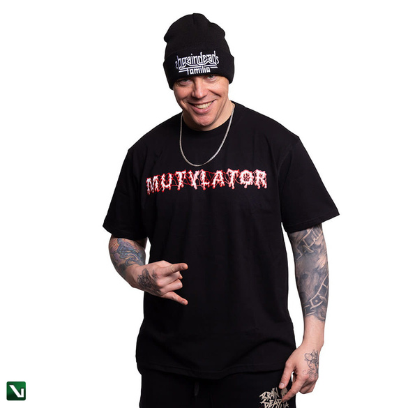 BRAINDEADFAMILIA  MUTYLATOR T-SHIRT CZARNY