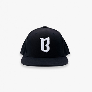 B.O.R CZAPKA BOR B CLASSIC SNAP CZARNA BORCREW