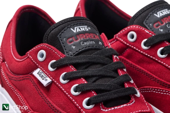 buty Vans Skate Curren Caples  (Red/White)