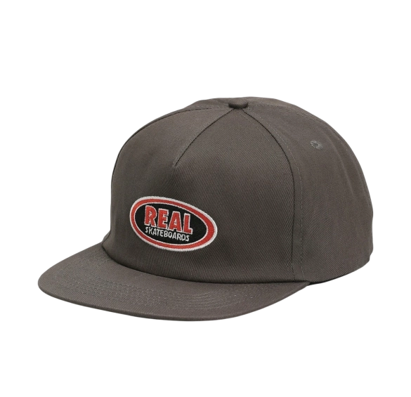 czapka Real Oval Emb Snap Cap (Grey)